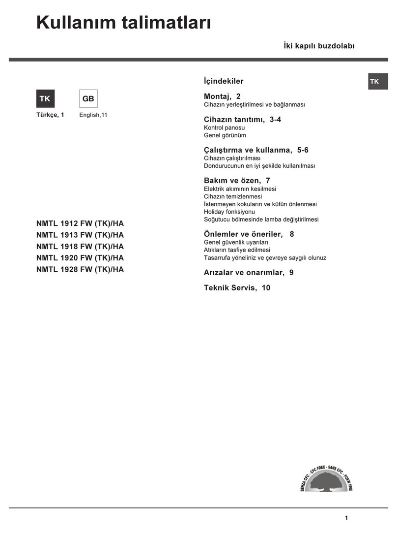 Hotpoint Ariston NMTL 1912 FW User manual