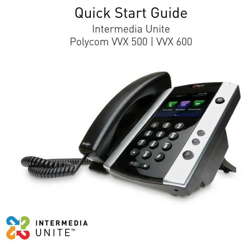 Polycom VVX 500 series quick start guide