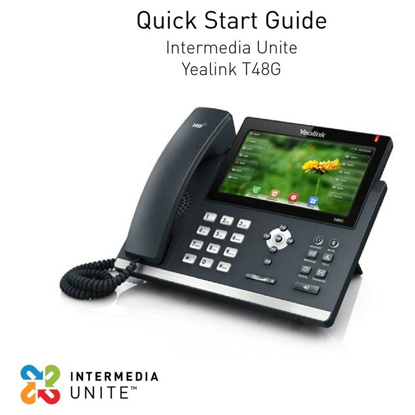 Yealink T48G quick start guide
