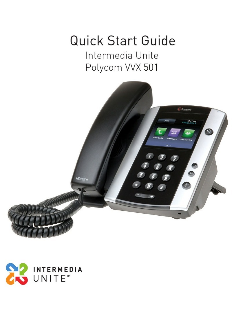 Polycom VVX 501 Series quick start guide
