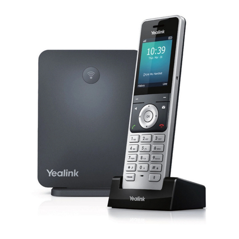 Yealink W60P Telesystem User manual Yealink W60P Telesystem User manual
