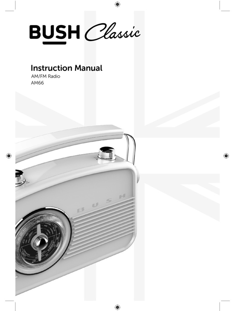 Bush Classic AM66 instruction manual