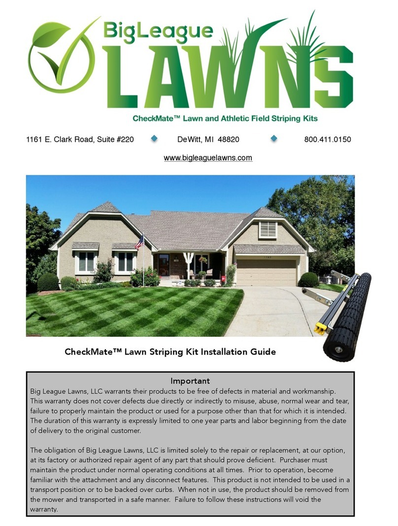 Big League Lawns CheckMate installation guide Big League Lawns CheckMate installation guide