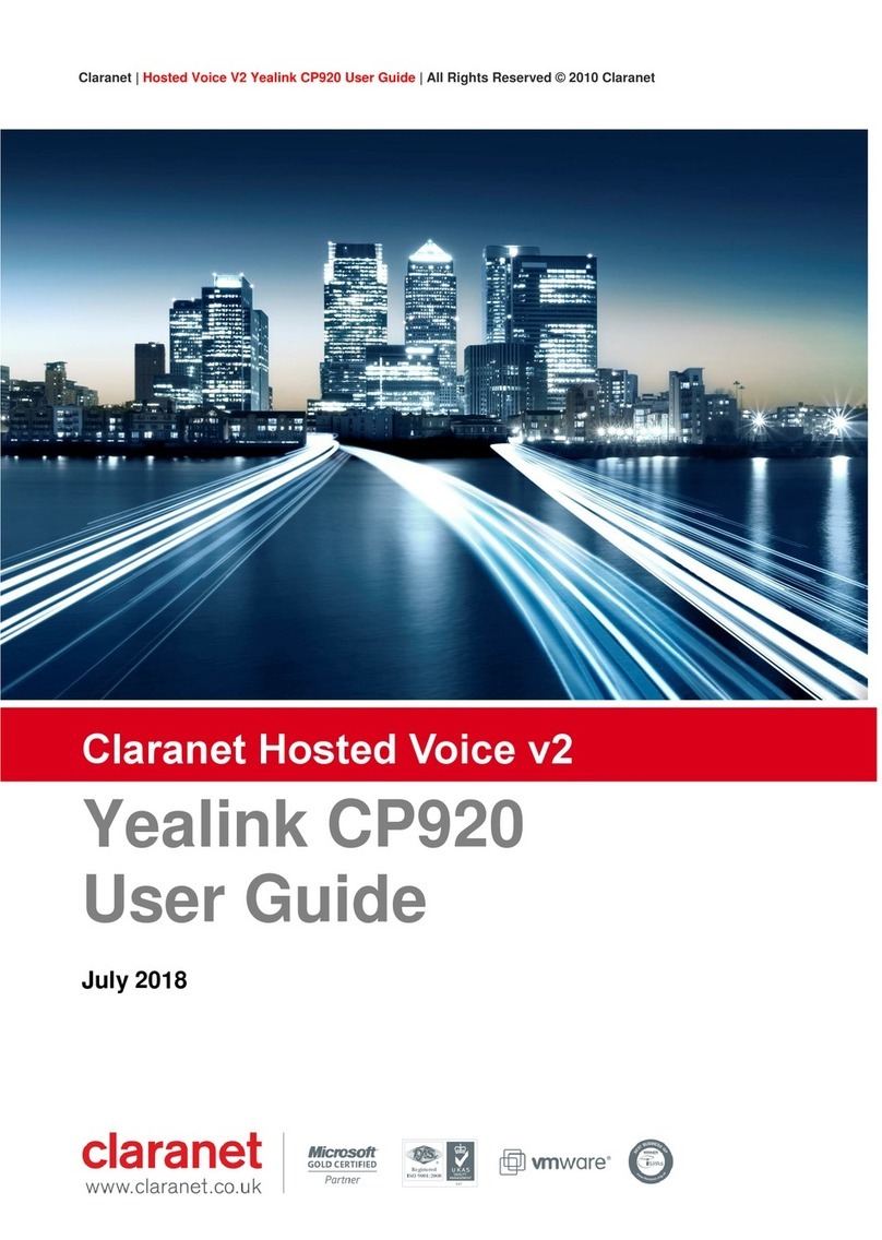 Yealink SIP-CP920 User manual