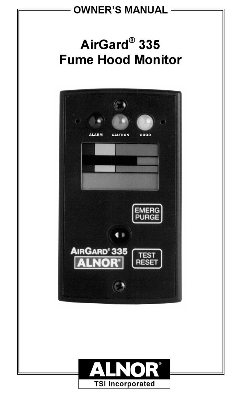 Alnor AirGard 335 User manual