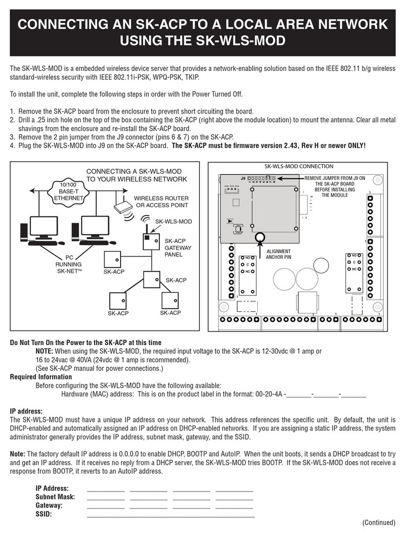 Securakey SK-ACP Connecting guide