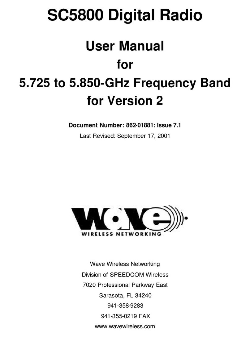 Wave Wireless Networking SC5800 user manual