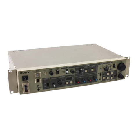 Sony CCU-M5A User manual