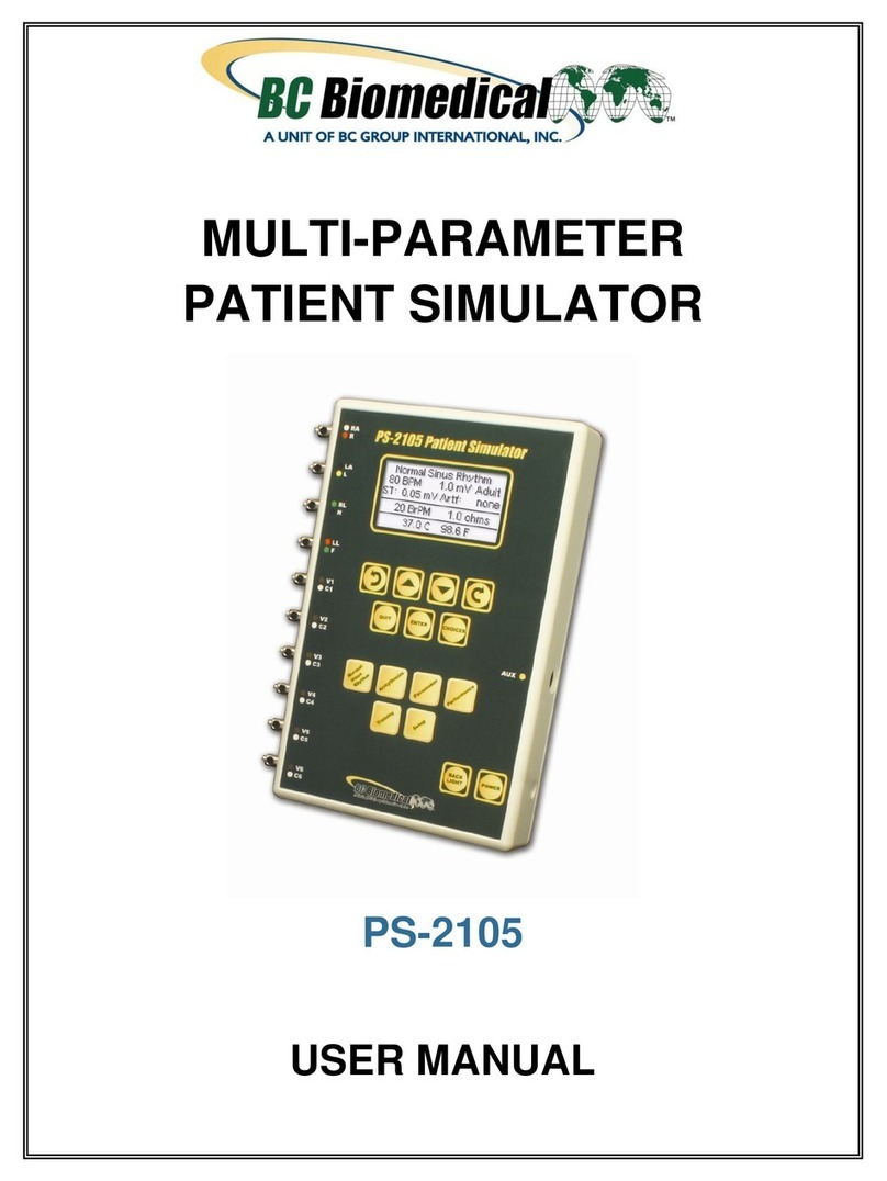 BC Biomedical PS-2105 User manual BC Biomedical PS-2105 User manual