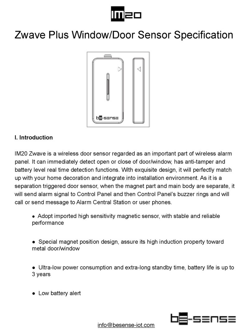 BeSense IM20 Zwave Installation