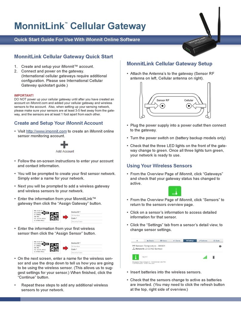 Monnit MonnitLink quick start guide