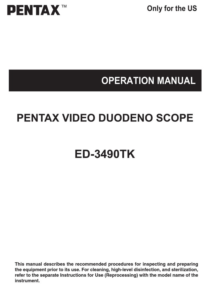 Pentax ED-3490TK Operation manual