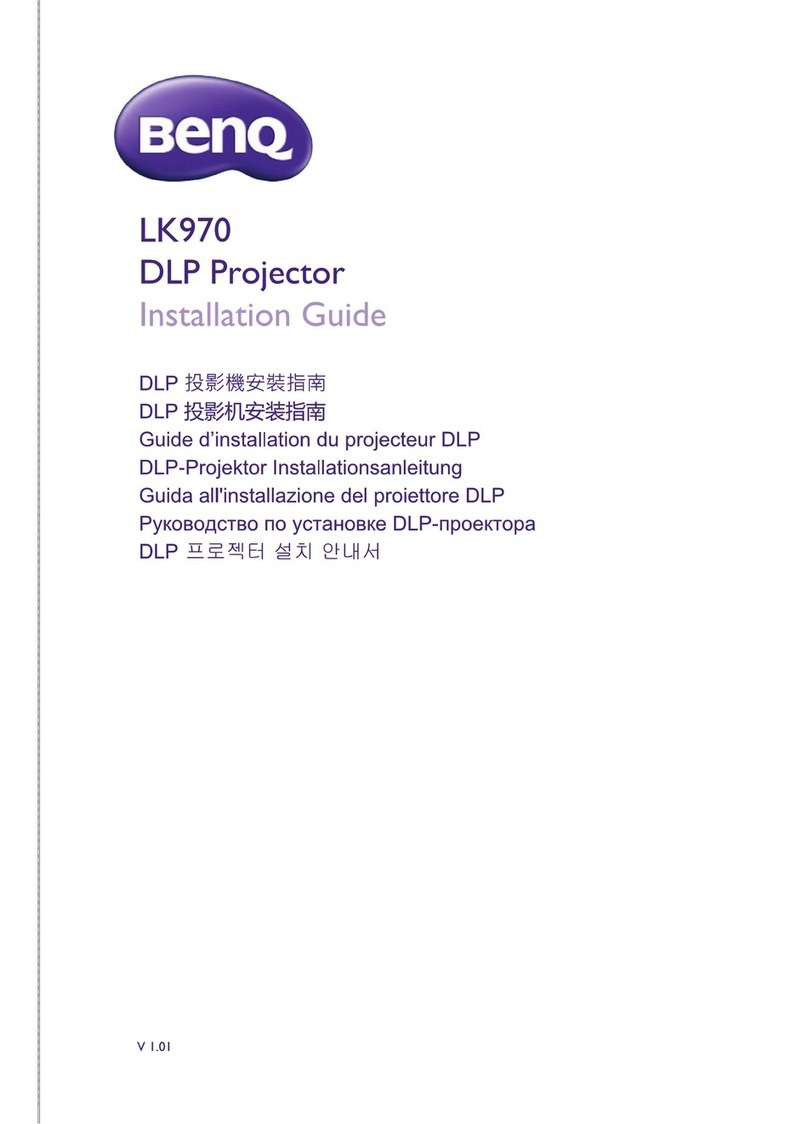 BenQ LK970 installation guide