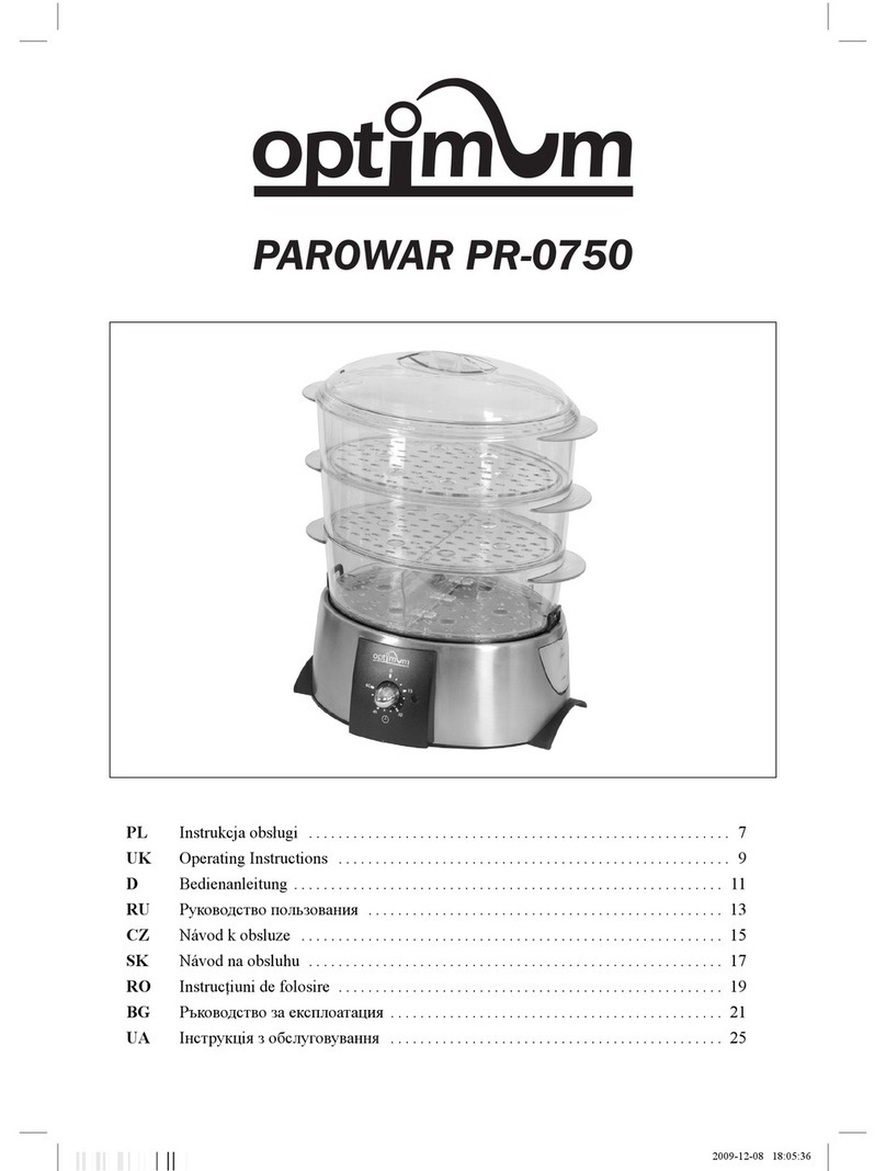 Optimum PR-0750 User manual