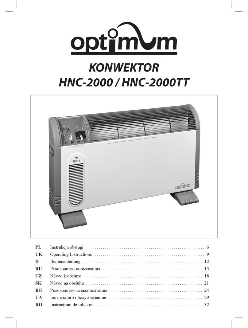 Optimum HNC-2000 operating instructions