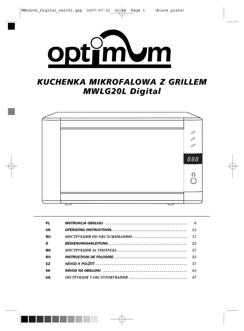 Optimum MWLG20L User manual