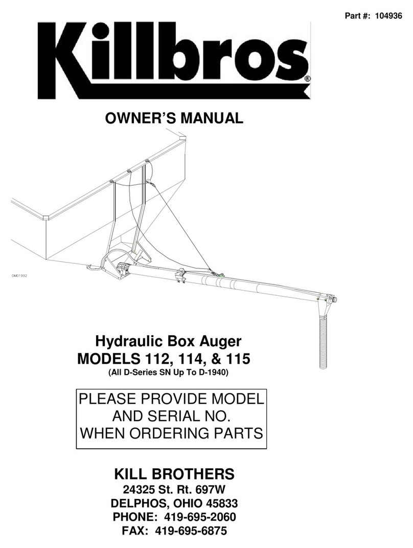 Killbros 112 owner's manual