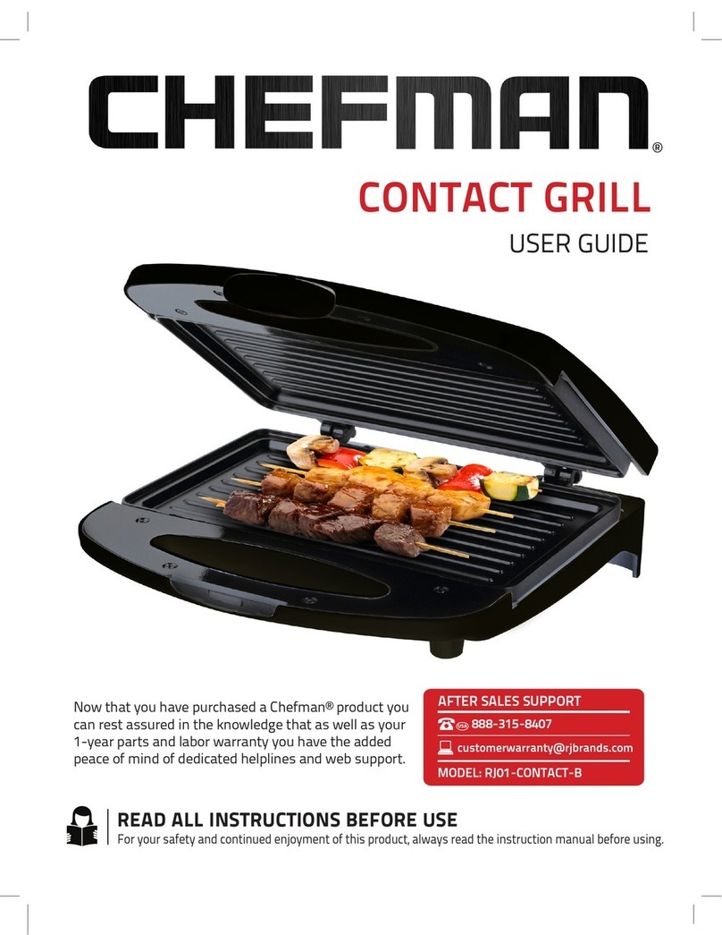 Chefman RJ01-CONTACT-B user guide