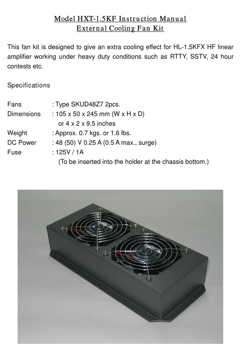 Tokyo Hy-Power HL-1.5KFX instruction manual
