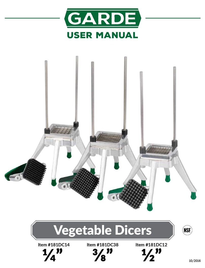 Garde 181DC14 User manual