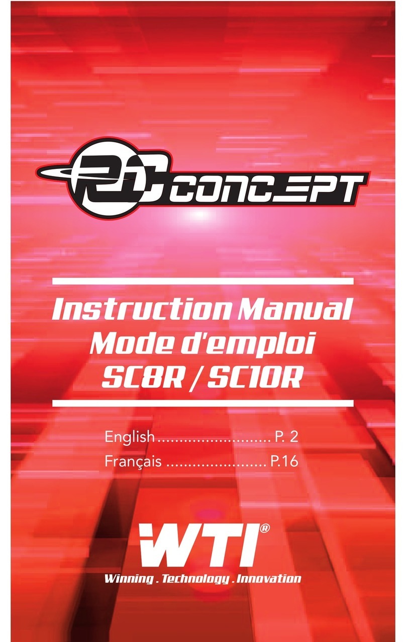 RC Concept WTI SC8R instruction manual