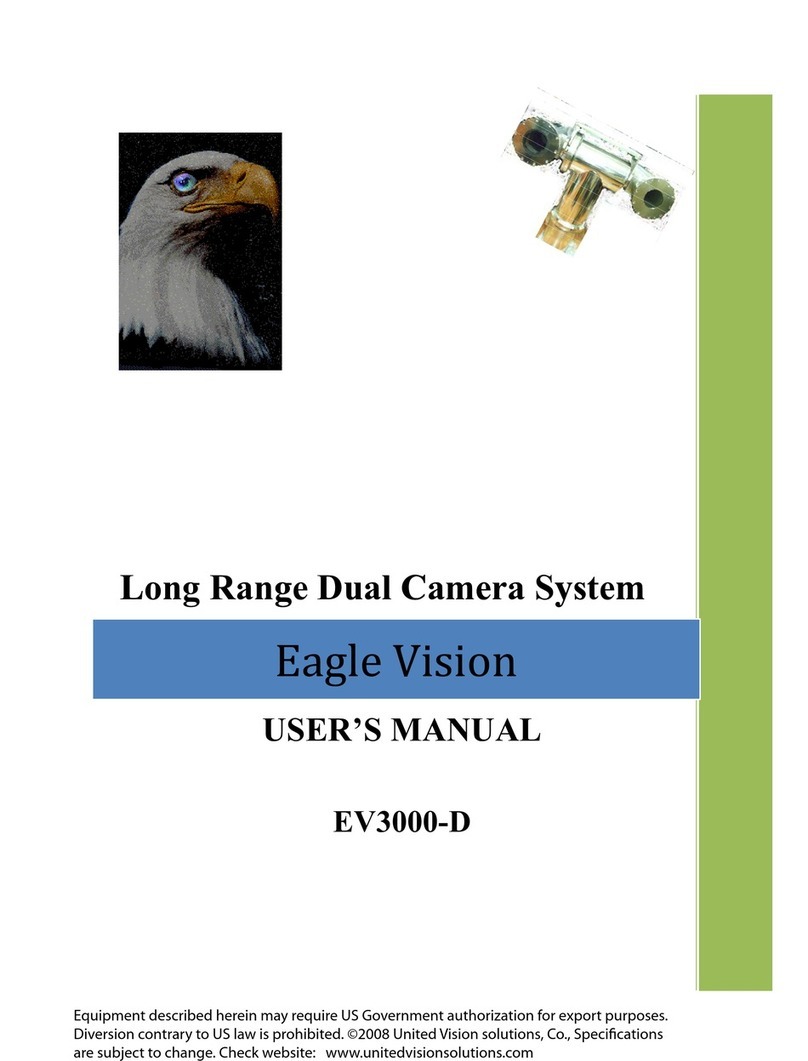 United Vision Solutions Eagle Vision EV3000-D User manual