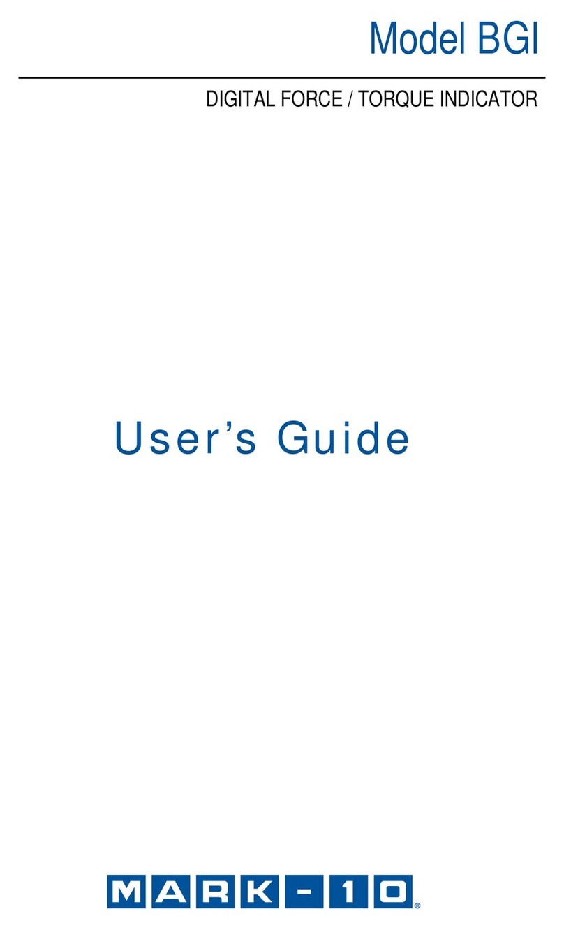 Mark-10 BGI User manual