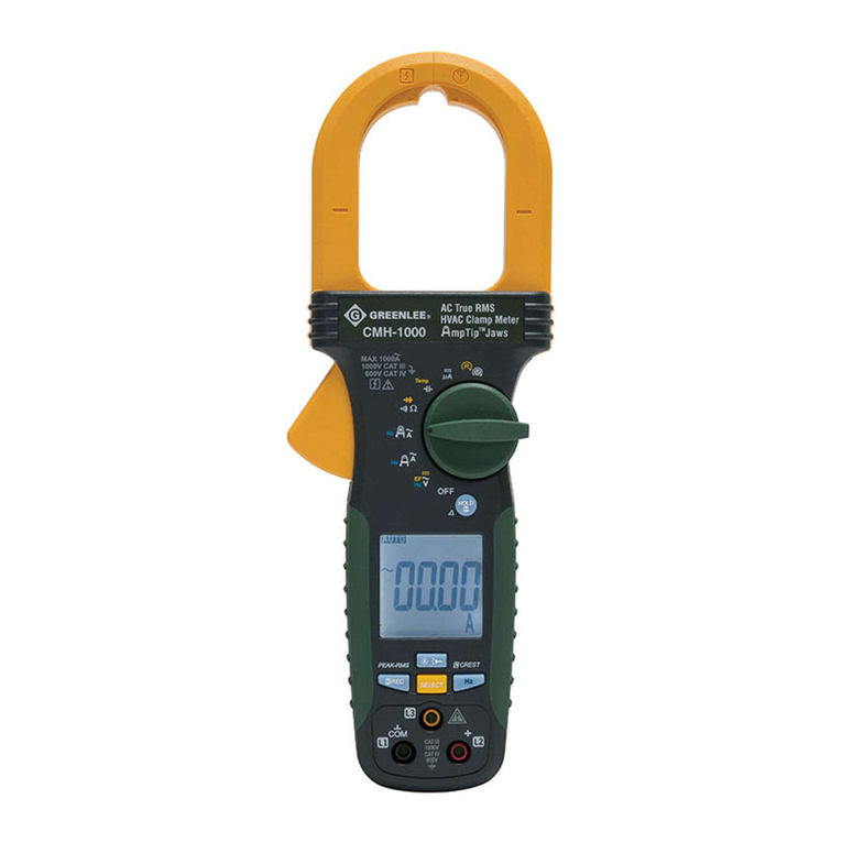 Greenlee CM-1360 instruction manual