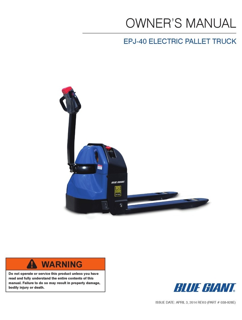Blue Giant EPJ-40 owner's manual