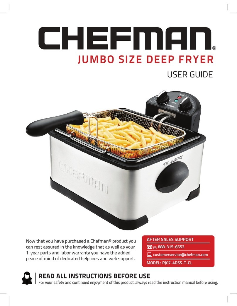 Chefman RJ07-4DSS-T-CL User manual
