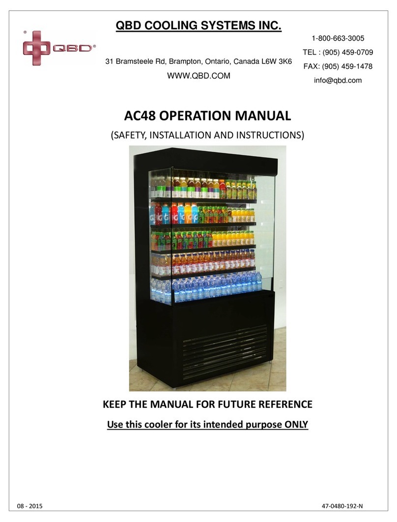 QBD Cooling Systems Inc. AC48 SAFETY, INSTALLATION AND INSTRUCTIONS