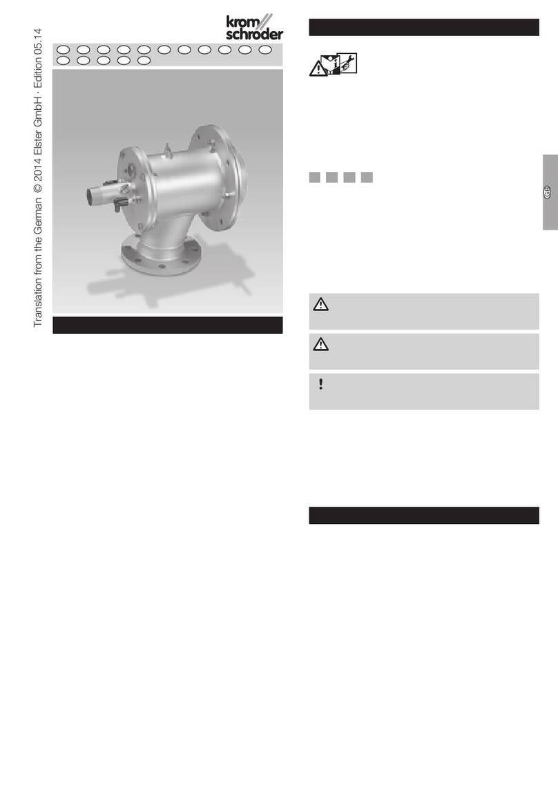 Krom Schroder ZIO Series operating instructions Krom Schroder ZIO Series operating instructions