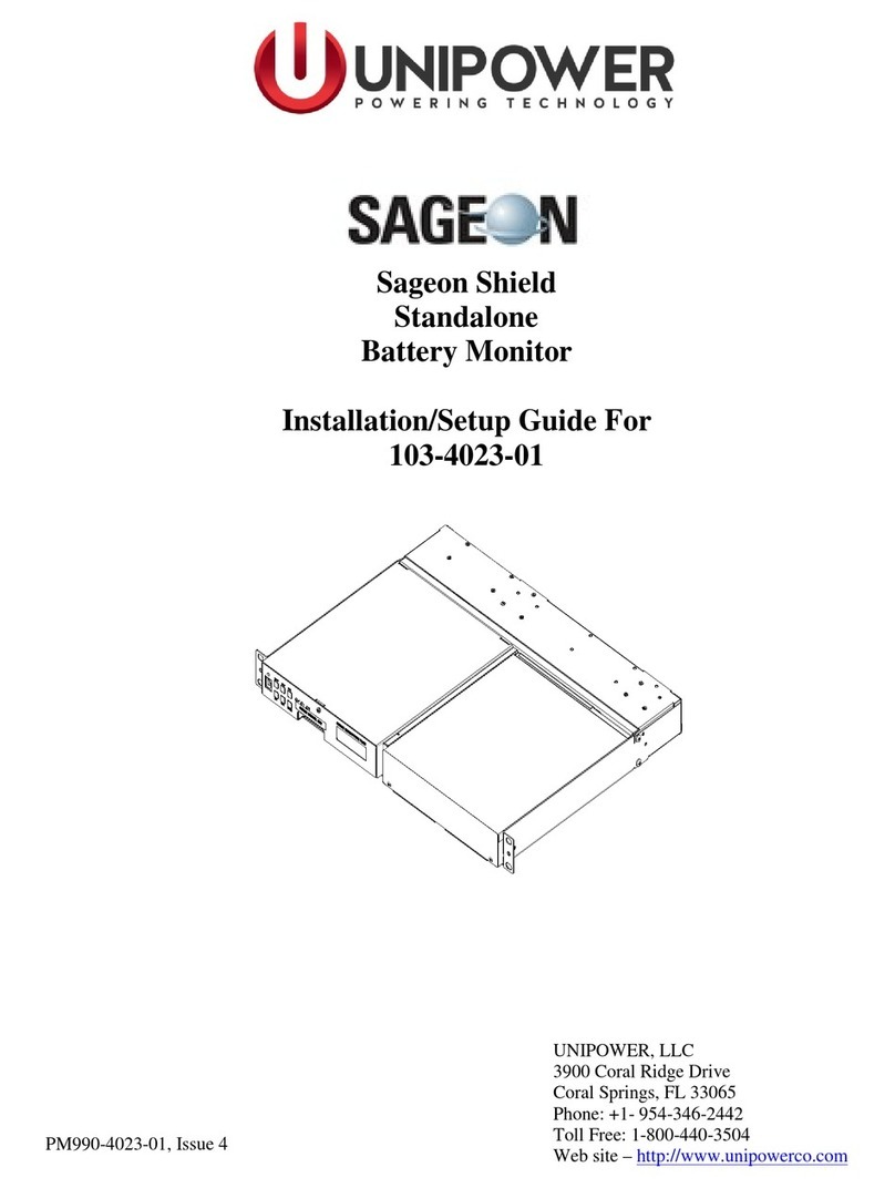 Unipower Sageon Shield 103-4023-01 User manual