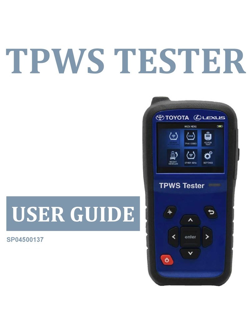OTC TPWS TESTER user guide