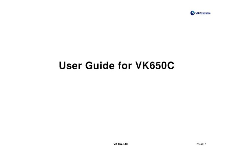 VK MOBILE VK650C user guide