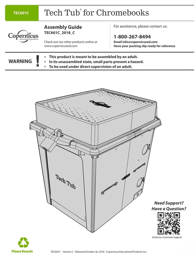 Copernicus Tech Tub TEC601C Assembly guide