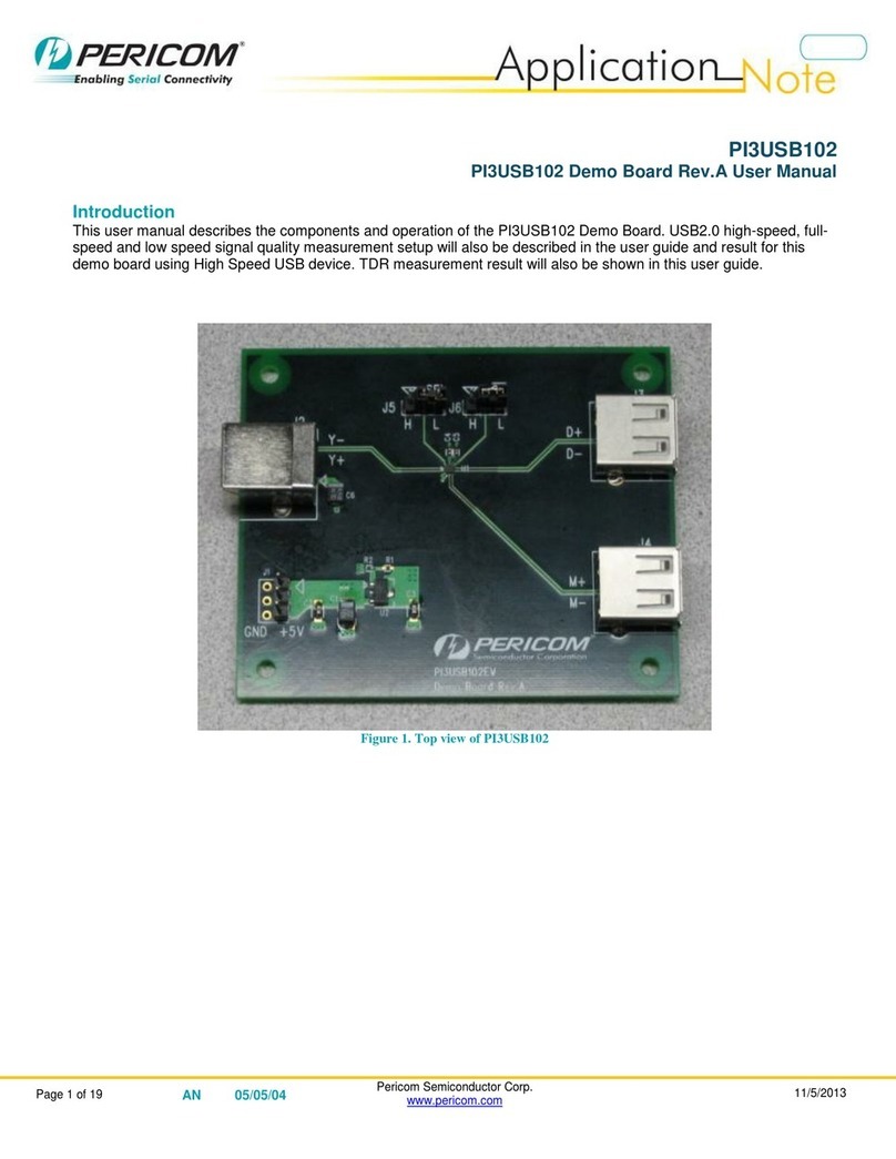 Pericom PI3USB102 User manual