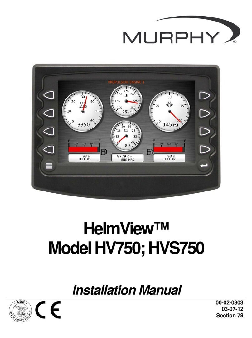 Murphy HelmView HVS750 installation manual