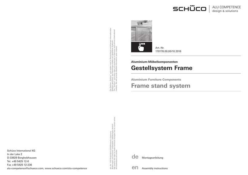 Schüco 170178.00.00 Assembly instructions