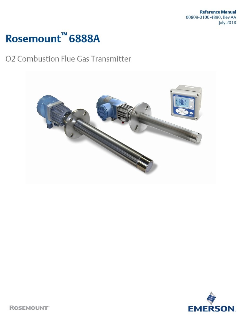 Emerson Rosemount 6888A Reference manual