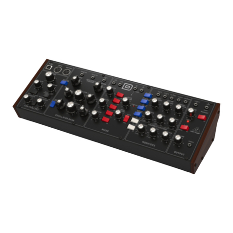 Behringer MODEL D User manual Behringer MODEL D User manual