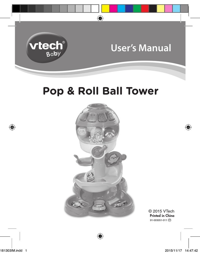 V-tech Pop & Roll Ball Tower User manual