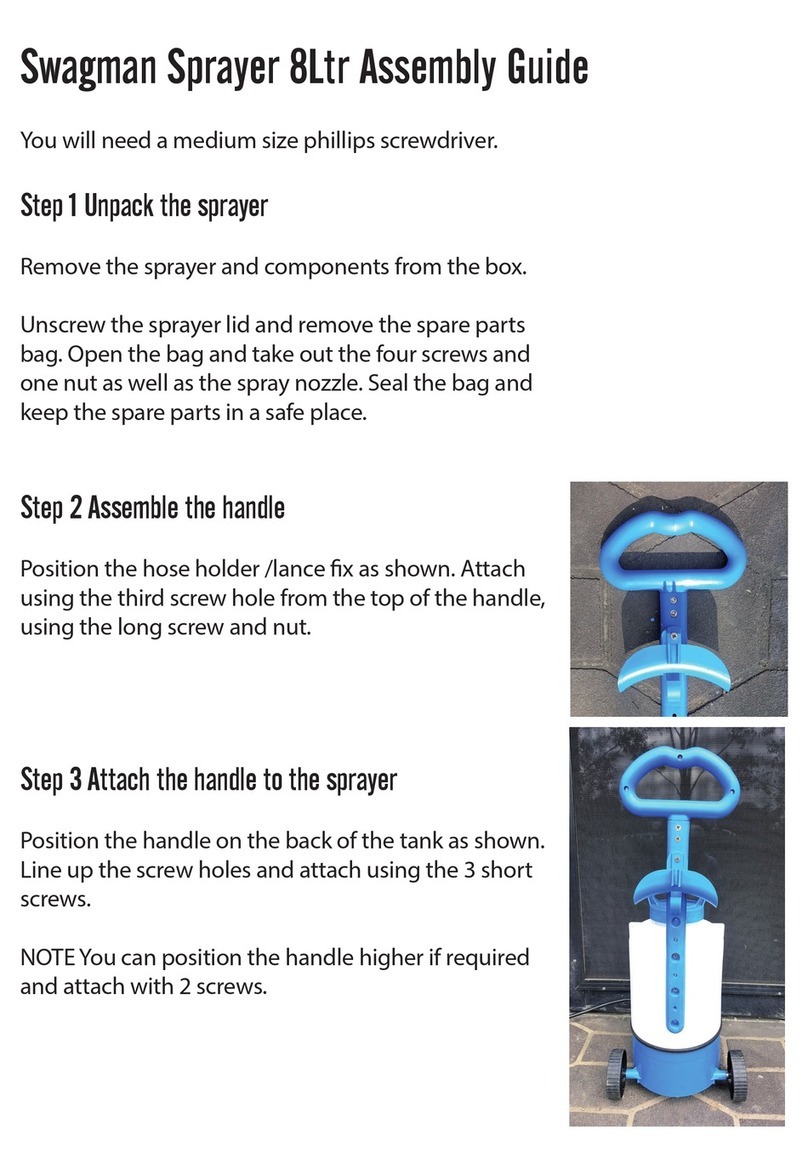 Swagman Sprayer 8ltr Assembly guide