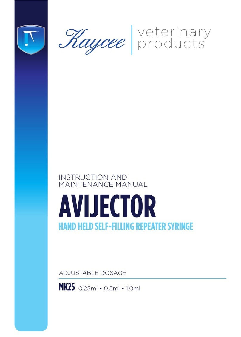 Kaycee AVIJECTOR Instruction and maintenance manual