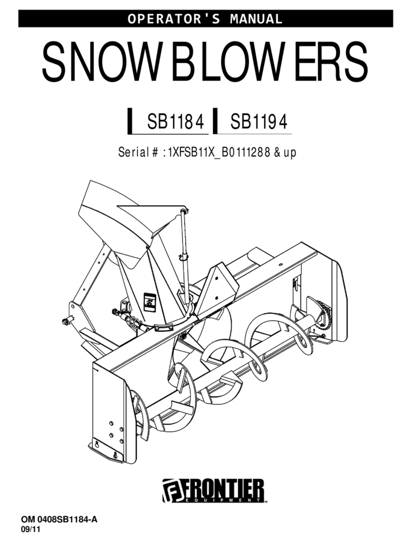 Frontier SB1184 Operator's manual