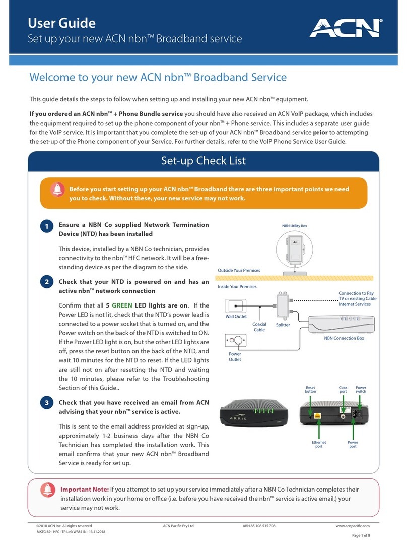 ACN NBN user guide