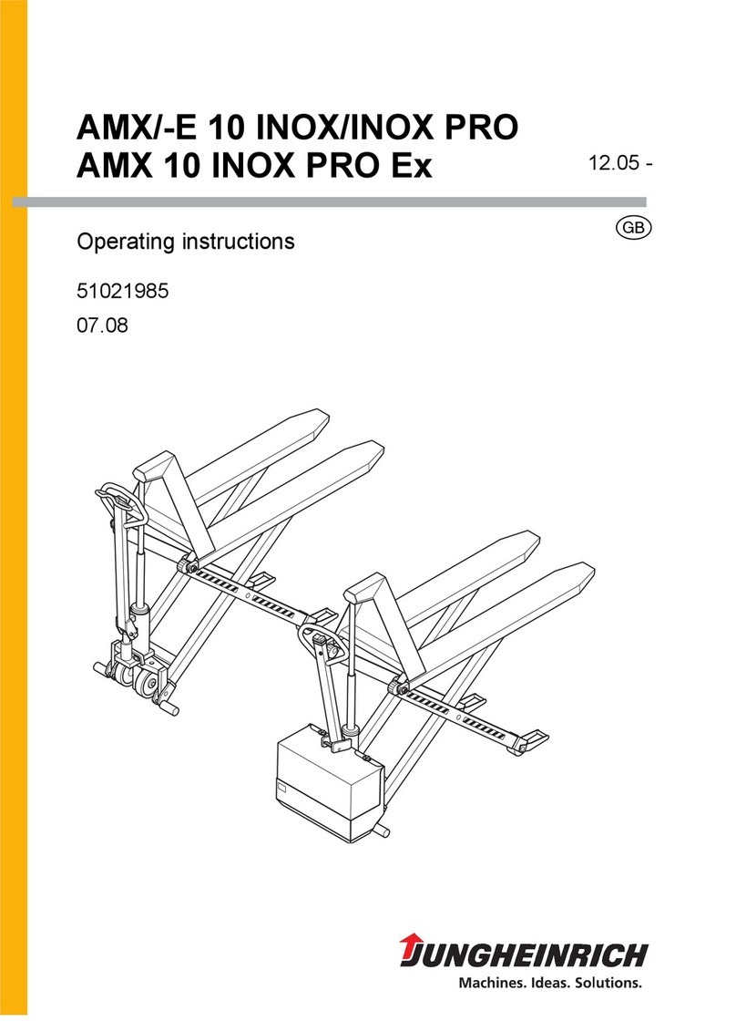 Jungheinrich AMX Inox operating instructions