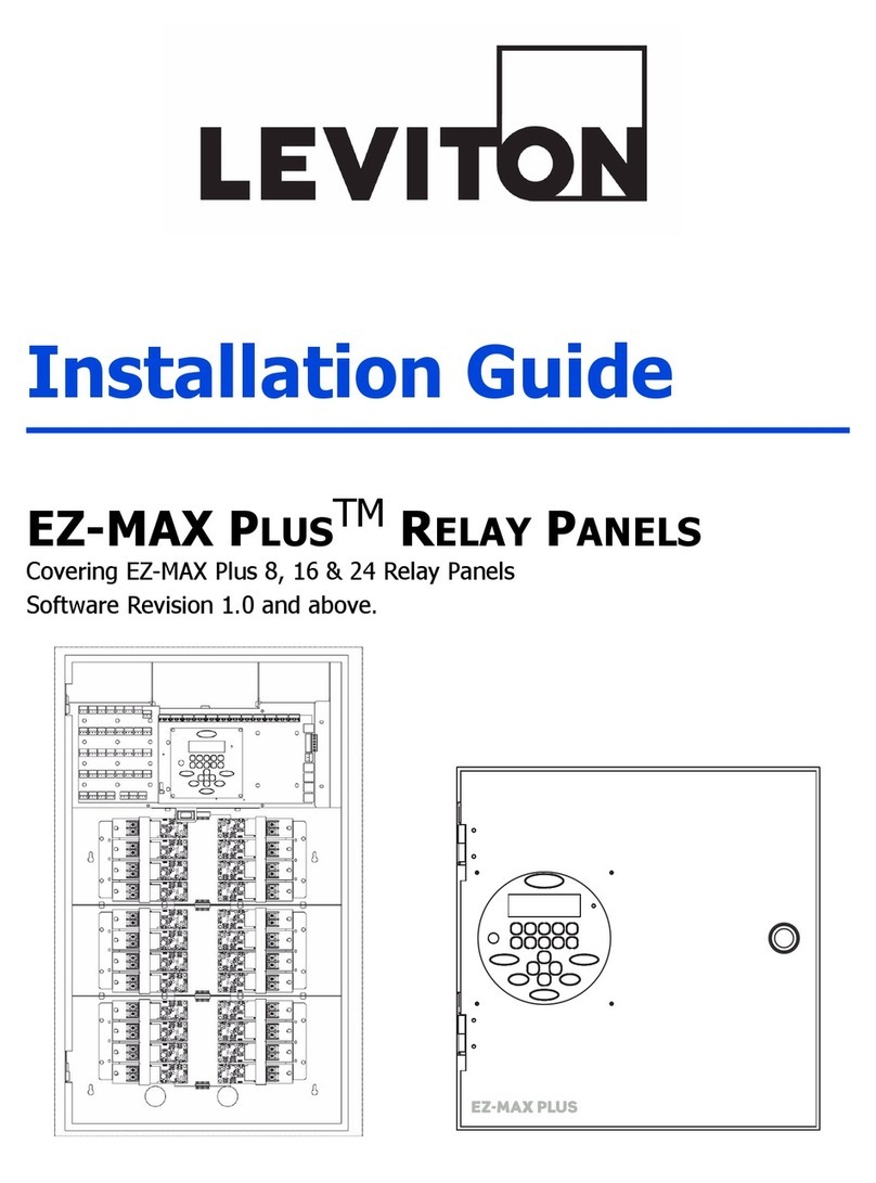 Leviton EZ-MAX PLUS series installation guide Leviton EZ-MAX PLUS series installation guide