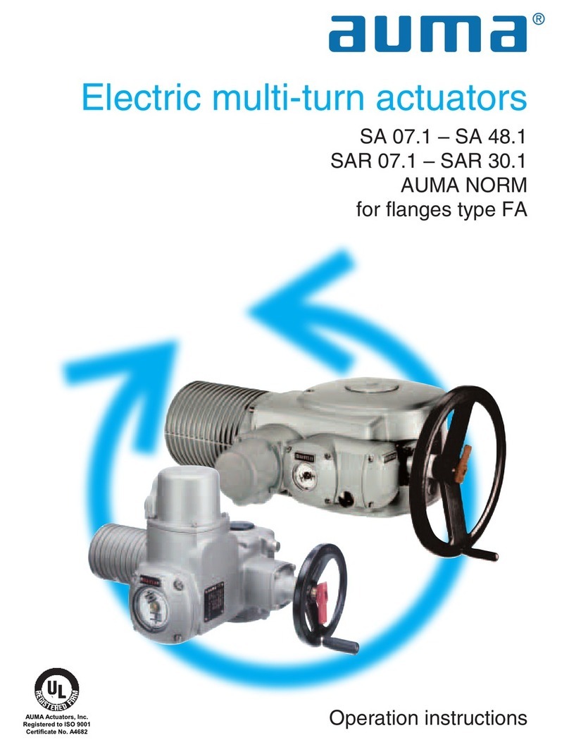 AUMA SA 48.1 Operation instructions