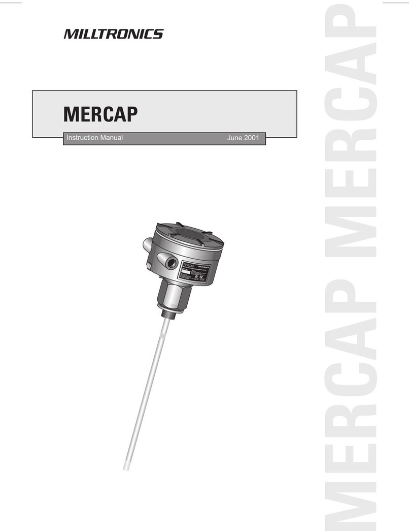 Milltronics Mercap MCP01 S series User manual